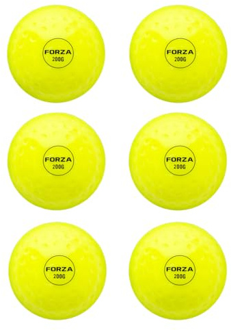 FORZA 200g Field Hockey Ball │ Training Equipment │ Multiple Pack Sizes (6)