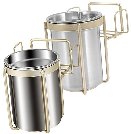 MUCKLILY 2stücke Wand-aschenbecher Punch Design Für Badezimmer Büro Leicht Zu Reinigen Winddicht Moderne Wandmontage Aschenhalter Für Stilvolles Rauchen