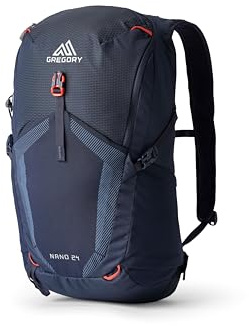 Gregory Nano 24 – Ryggsäck, 53 cm, 24 L, 0,59 kg, Blå (Spark Navy), Blå (Spark Navy), 53H x 28W x 23D cm, Avslappnad
