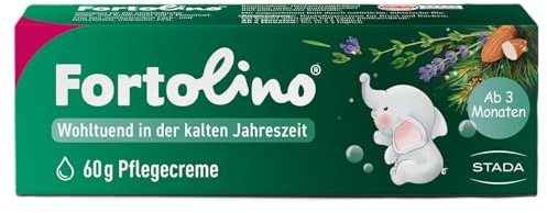Fortolino Crème – Soin doux à l'huile d'amande – Pour la peau sensible des bébés et des enfants à partir de 3 mois – 100% végétalien – Végétalien – Bienfaisant pendant la saison froide Cosmétique