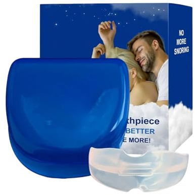 Protège-dents contre le Ronflement,Gouttières Pour Serrement Des Dents Et Bruxisme - Embout Buccal Confortable de Nuit | pour Femmes et Adultes Maison Dortoir Voyage Quotidien Nuit