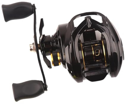 harayaa Moulinet de Pêche Portable et Facile D'utilisation, Doté d'une Poignée Ergonomique, Adapté Aux Réservoirs, Aux étangs d'eau Salée et Aux R, Volant Gauche