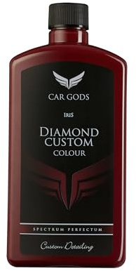 Car Gods Iris anpassad färg mörkröd 3-i-1 polering vax färgåterställning & repborttagare 500 ml - 16 färger tillgängliga