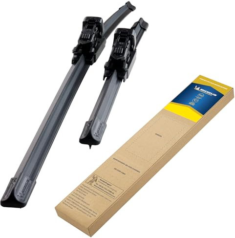 MICHELIN Perfect Fit 111 Scheibenwischer Set | Opel Adam, Ford Fiesta 7, Peugeot 208 | 650/400mm | Gelenkfreie Wischerblätter | Perfekte Passform, Geräuscharm | Nachhaltige Verpackung