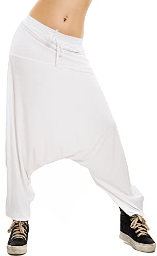 Toocool Pantalon Harem Femme Sarouel Entrejambe Bas Yoga Danse Détente Viscose VB-1950