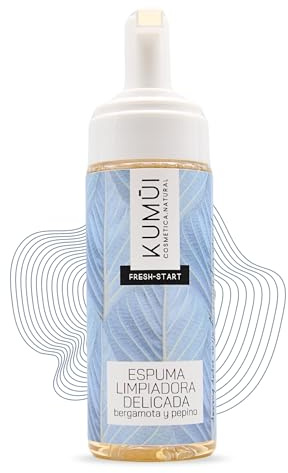 KUMUI-Bergamotte und Gurke Sanfter Reinigungsschaum - Keine Sulfate, pH-neutral, vegane Naturkosmetik - 155ml