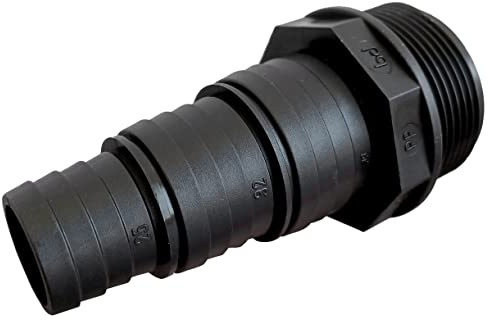 Stufentülle Stufenschlauchtülle 3-fach Schlauchreduzierung G1-1/4 G1-1/2 x Ø 38/32/25mm (G1-1/2 x 38/32/25mm)