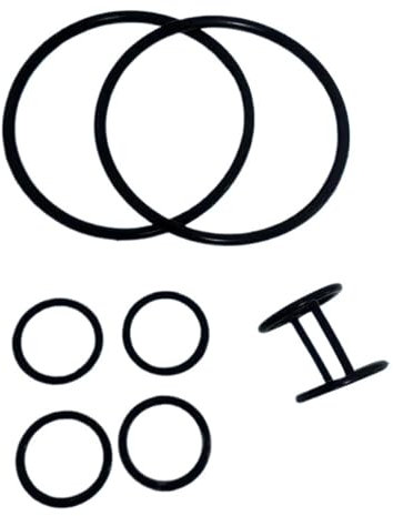 WYTRVC Lot de 7 pièces de Rechange compatibles avec Les Accessoires de sorbetière Carpigian, Les Joints en Silicone, Les Tubes, Les Composants, Les raccords for Machines à crème glacée Molle Carp