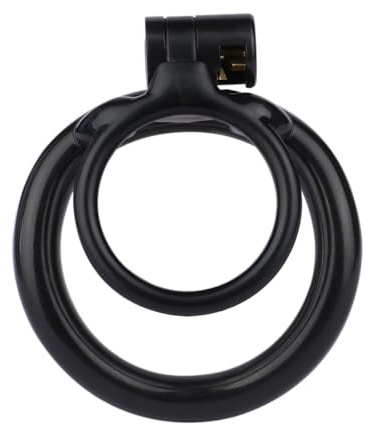 PIAOAO - Jaula para hombre, diseño invisible, protección con cierre elástico para pilates, A75-196, color negro