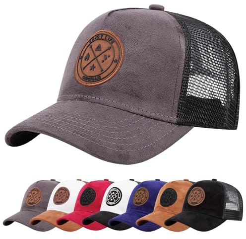 Enwokran Gorras de Béisbol Verano Unisex Gorra el Sol Moda Bordado Gorra Running Cierre de Hebilla Malla Ajustable Sombrero Verano Gorra Beisbol