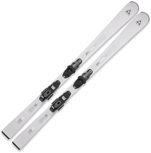 Ski alpin Fischer Lite 70 - 160 cm - On-Piste-Rocker - Avec fixation RS9 SLR Z2,5-9 - Pour skis avancés et bons - Ski de carving pour pistes préparées