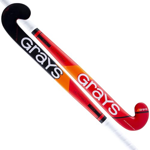 GRAYS Stick Hockey 100i Ultrabow Indoor Nero/Rosso Bastone Hockey Sala 100i UB (35)