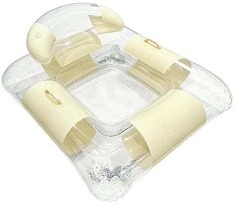 Inflatable Pool Float - Large Blow Up Leakproof PVC Water Lounge Mattress