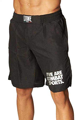 LEONE 1947, Pantalones Cortos Básicos De Mma, Unisex Adulto, Negro, XL, AB795