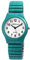 Adrina Damen - Armbanduhr Edelstahl Zugarmband Analog Quarz 1700045 (Türkis)