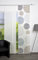 VISION S 84553 Schiebegardine Borden halbtransparent, Bambusoptik 260x60 cm, Farbe:Stein