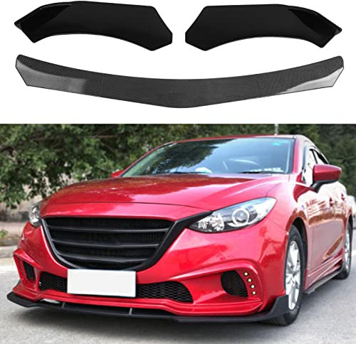 5pcs Front Bumper Lip Body Kit Universal Lip Splitter Spoiler Diffuser Canard Protector for Car