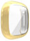 Schutzhülle Kompatibel mit Fitbit Sense/Versa 3, TPU Hülle Schutzfolie, Leicht Weiche Silikon Case, Ultradünne Schutz Zubehör, Kratzfest Gehäuse, Gold