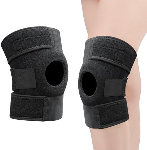 AYNKH ginocchiera con stabilizzatore laterale Patella gel pad ginocchio compressione manica supporto per corsa basket palestra artrite sollievo dal dolore articolare