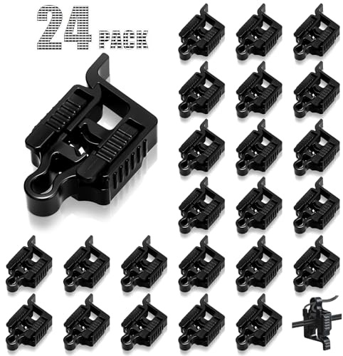Gardencoin Low Voltage Wire Connector for Landscape Lighting, Waterproof Quick Connectors Compatible with 10/12/14/16/18 Gauge Cables for Pathway Light, Spotlight, In-ground Light, UL Listed(24 Pack)