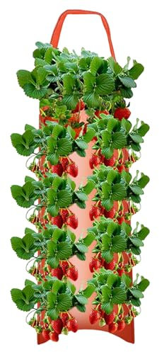 Bolsas Colgantes Para Cultivar Fresas, Macetero De Pared Con 4 O 10 Agujeros Para Jardín Exterior, Bolsas Verticales Para Cultivar Patatas, Bolsa De Tela Para Plantar Tomates, Rosas, Zanahorias