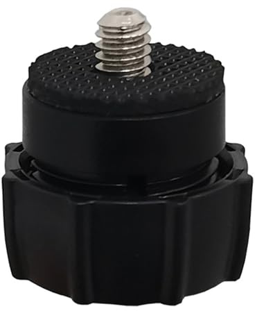 NONGYU Adaptador de placa de conversión de 17 mm con rosca de 1/4 pulgadas, trípode para teléfono, accesorio de puerto de tornillo