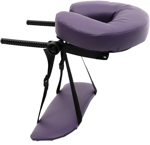 BATHVEVE Cuscino Massaggio per Lettino e Supporto Viso Regolabile in Materiale Resistente, Apertura Centrale per Respirazione Confortevole, Adatto per Spa e Uso Domestico