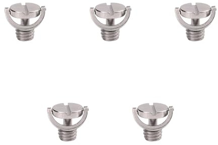 D a forma di 1/4 3/8 di pollice vite di montaggio della fotocamera in metallo adattatore piastra a sgancio rapido per treppiedi Fotografia Attrezzatura di fissaggio Metallo Treppiede Fastener