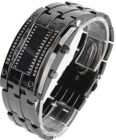 Reloj de Pulsera para Hombre con Diseño de Aleación Duradero con Pantalla LED y Función Impermeable para Uso Diario