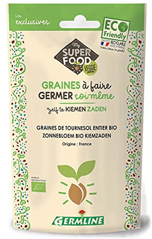 Germ'line - Graines à germer tournesol Bio 100g - unité