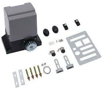 220V/550W Elektrisch Fernbedienung Türöffner 12000KG Schiebetorantrieb 12m/min Garagentor Antrieb mit 2 * Fernbedienung