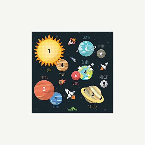 BEARPAW PRODUCTS Zielscheiben Auflage Kinder Bogensport | Wetterfest & klimaneutral | Für Zielscheiben (Planeten)