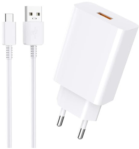 Newding Caricatore Rapido per OPPO Motorola Realme Google Nokia Blackview SONY, USB Caricabatterie Cellulare per OPPO Smartphone Ricarica Veloc Cavo USB Type-C Fast Charging