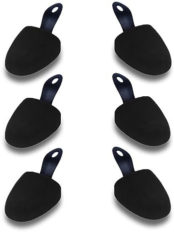 MTS care LISA Basic Velours Rund Größe 37-41 - Schaumstoff Schuhspanner für Damen 3 Paar Set- Schuhstrecker hält Schuhe in Form - perfekte Passform & Frische