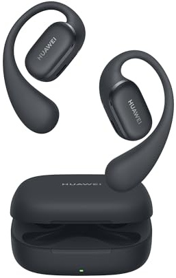 HUAWEI FreeArc - Auriculares abiertos, sonido increíble, ajuste seguro y cómodo, resistencia al agua IP57, hasta 28 horas, auriculares deportivos, iOS Android Windows (negro)