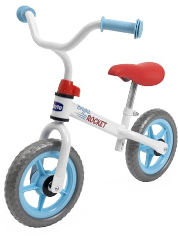 Chicco Bicicleta Niño 2 años, Bicicleta Sin Pedales, 2-5 Años, hasta 25 kg, Bici Sin Pedales, para Aprender a Mantener el Equilibrio, Manillar y Sillín Ajustables, Juguetes, Regalo Niño 2 años, Blanco