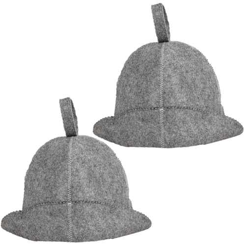 Ymxygz Gorro De Sauna De Fieltro, Gorro De Baño, Gorro De Ducha, Gorro De Baño De Vapor, Accesorios De Baño, Suministros para Sauna, Gorro De Baño
