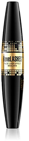 Eveline Cosmetics Revelashes Volumizing Mascara with B5 Protein & Carnauba Wax - Long-lasting, Smudge-proof Formula, 10 ML
