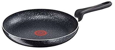 TefaL B3700602 01IZ-EP5 Origins Speckled Frying Pan for All Heat Sources Including Induction, Aluminium, 28 cm, Black
