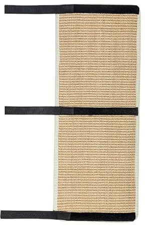 JustKyojin Tapis griffoir pour chat en sisal Beige