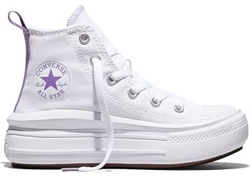 Converse Scarpe Chuck Taylor all Star Move Platform Taglia 34 Codice A03669C Bianco