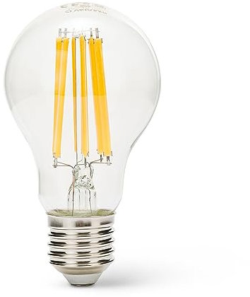 Velamp lampadina LED a filamento forma a goccia (A60) - Classe A - Attacco a vite Grande (E27) - Potenza 7W Equivalenti 100W - Luminosità 1521lm - Temperatura colore 4000K (luce naturale)