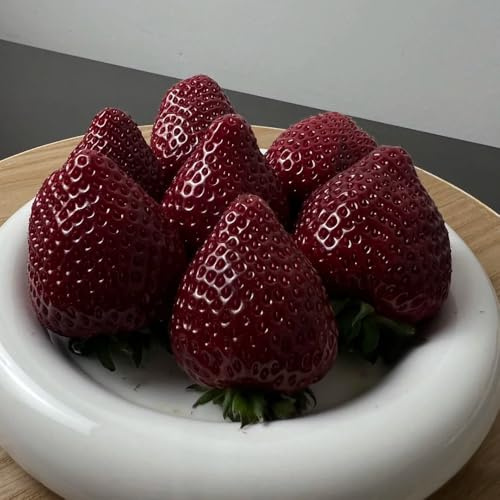 semillas de fresa de balcón, fresas trepadoras de interior columnares de zapote, resistentes 75pcs