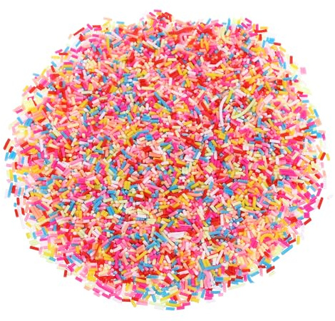 QUARKZMAN Granuli Finti Lunghi, 9 Confezioni di Fette in Polimeri per Decorazioni Unghie Fai da Te Crafts Rivestimenti Telefono Riempitivi Carte Shaker, Multicolore