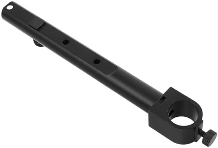 MUELODSIC Supporto in Metallo per Microscopio Barra di Visualizzazione 25mm, Staffa di Fissaggio Schermo Lcd per Laboratorio, Accessorio per Organizzazione Spazio Lavoro e Montaggio Sicuro