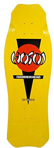 Hosoi Monopatin Skate Skateboard Cruiser Deck Hammerhead 10,5 x 31 Yellow