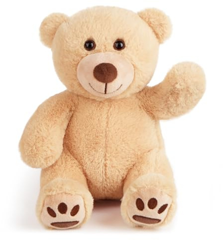 LotFancy Oso de Peluche, Osito de Peluche Pequeño, 20cm, Marrón Claro