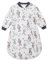 Baby Schlafsack für Kleinkinder 1 TOG Langarm Babyschlafsack, 2-Wege-Reißverschluss, Ganzjährig, Kinderschlafsack Baumwolle Schlafanzug für Jungen und Mädchen (graues Kaninchen, L)
