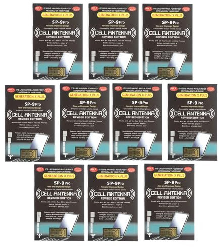 Autocollant d'amplificateur de signal pour téléphone portable, 9Pro Booster de réception de signal d'antenne de téléphone portable | Amplificateur d'antenne d'amélioration du signal réseau, le