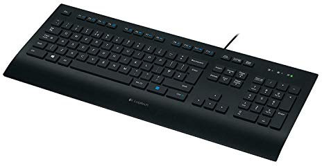 Logitech K280e (Kabelgebunden, Business-Tastatur, QWERTZ, Deutsche Layout) schwarz